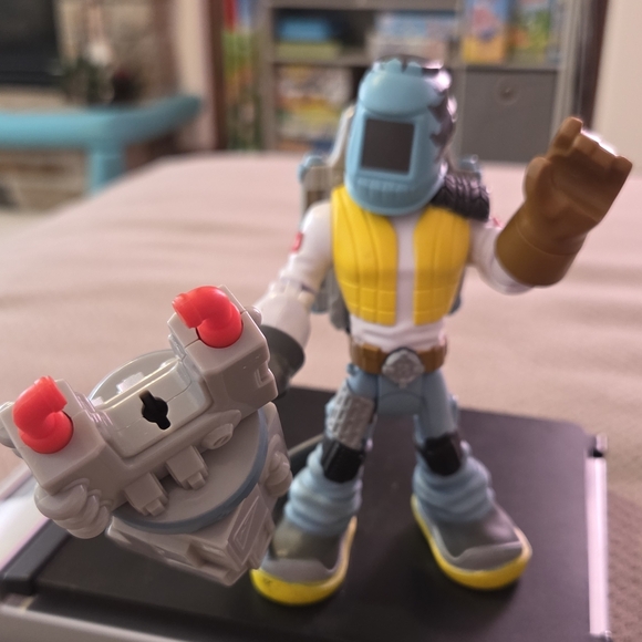 Mattel Other - 2018 Rescue Heroes Carlos Kitbash 6" Figure with Spinning Arc Welder Mechanic
